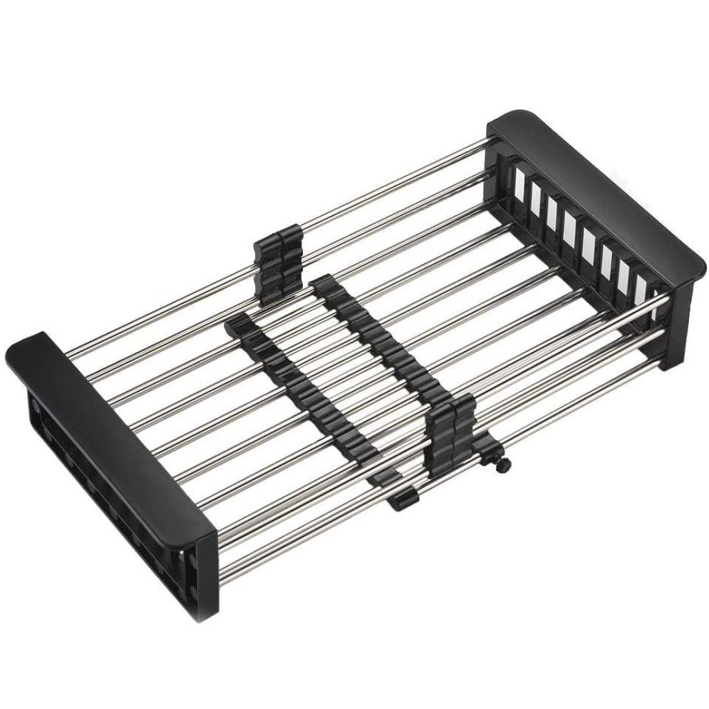 Fossa 20 inch Sink Strainer Drain Telescopic Drain Basket with Adjustable Kitchen Drain Basket