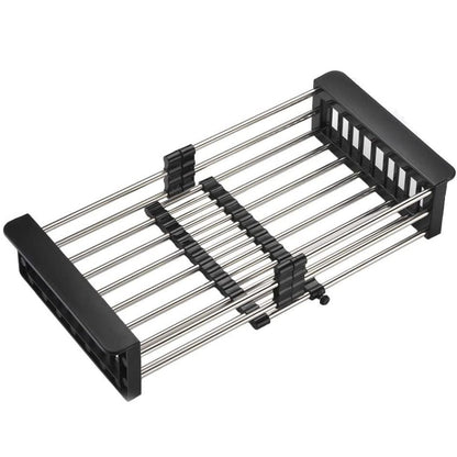 Fossa 20 inch Sink Strainer Drain Telescopic Drain Basket with Adjustable Kitchen Drain Basket