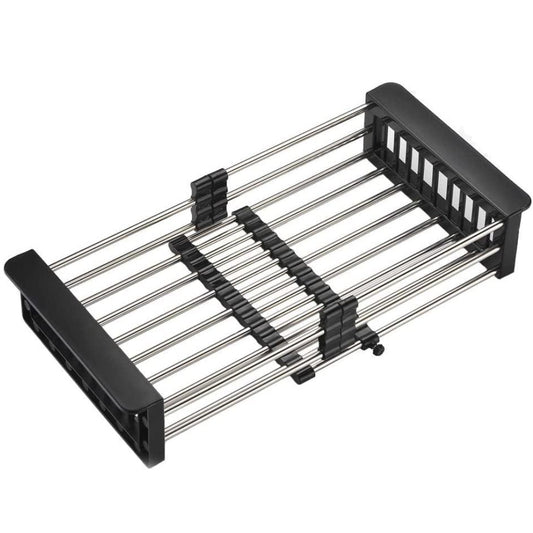 Fossa 20 inch Sink Strainer Drain Telescopic Drain Basket with Adjustable Kitchen Drain Basket